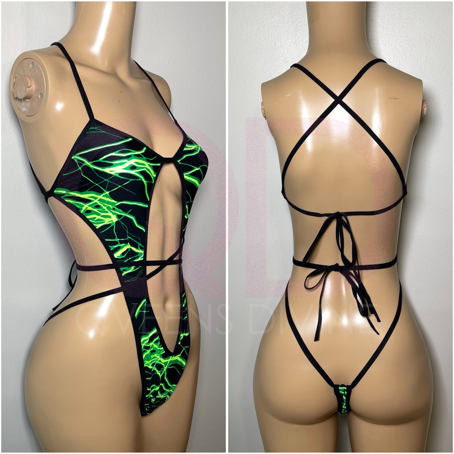 Green Lightning Bodysuit