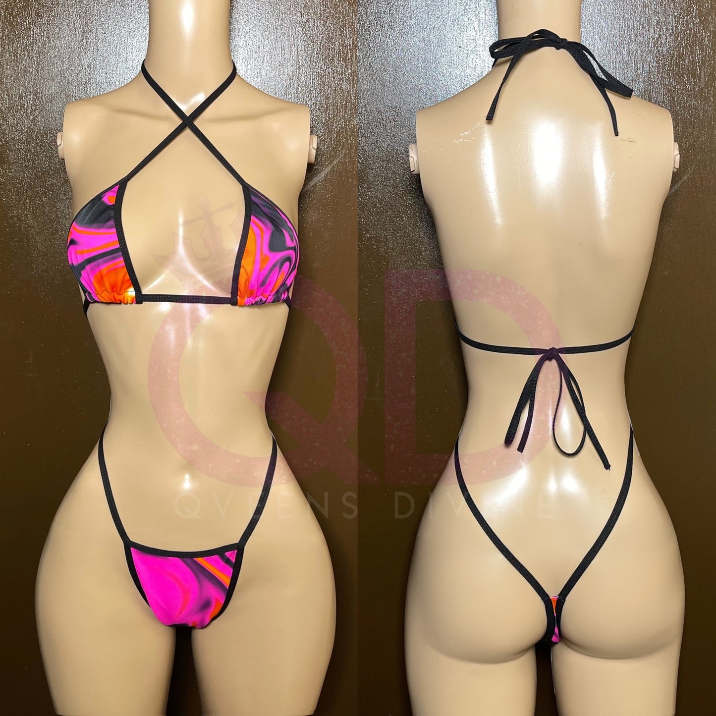 Pink Marble Bikini