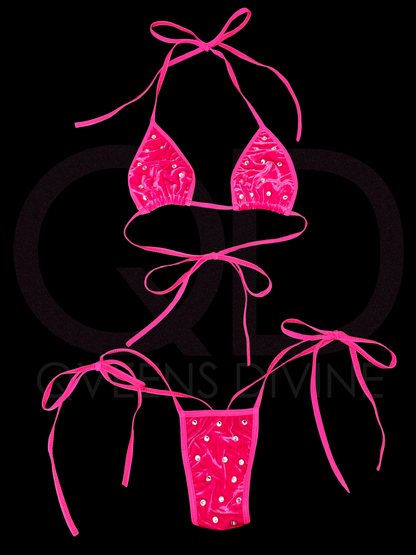 Pink Velvet Ice Bikini