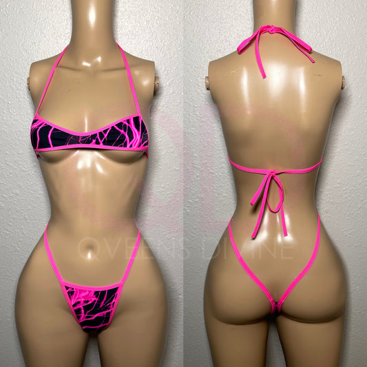 Pink Lighting Solo Bikini