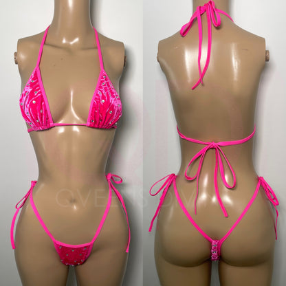 Pink Velvet Ice Bikini